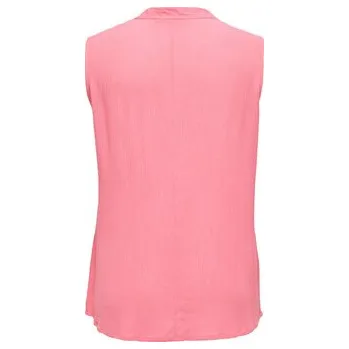 ONLY Carmakoma Top 15290009 Růžová Regular Fit 48