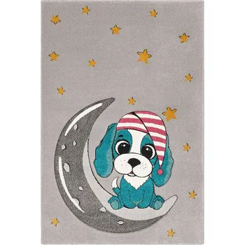 Koberec Breno Kusový koberec PASTEL KIDS A6/SRS, 120x170 cm, Šedá