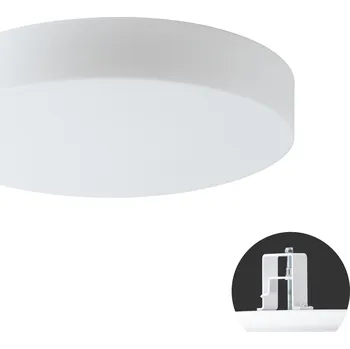 Koupelnové svítidlo OSMONT ELSA V4 stropní/nástěnné skleněné polovestavné svítidlo bílá IP44 4000 K 17W LED HF - OSMONT OS ELS68632