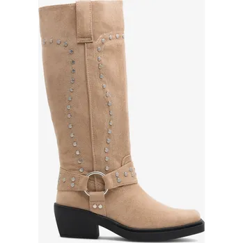 Dámské kozačky Jenny dámské kozačky do půlky lýtek na sloupkovém podpatku, velikost 41