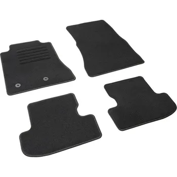 autokoberec Autokoberce textilní přesné černé / černé obšití - Ford Mustang VII (Typ S650) (2024-) 5-sedadel