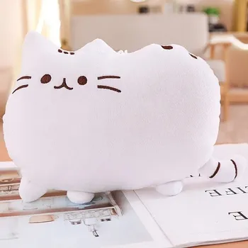 plyšák Plyšová kočička Pusheen jako polštářek 25/40/50 cm 25cm Bílá