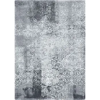 Koberec Breno Kusový koberec LUSH BUDS grey, 133x190 cm, Šedá