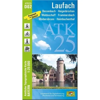 ATK25-D02 Laufach (Amtliche Topographische Karte 1:25000) - Landesamt für Digitalisierung, Breitband und Vermessung