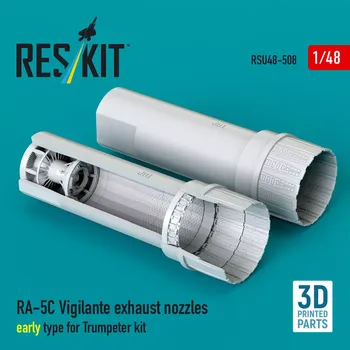 Plastikový model Reskit 1/48 RA-5C Vigilante exhaust nozzles early (TRUMP)