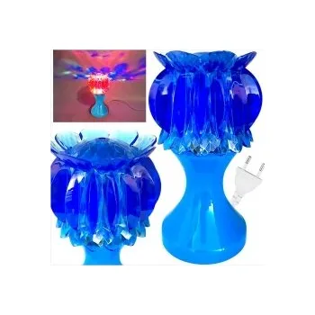 Lampička LED LAMPičKA OTOČNÁ DEKORATIVNÍ PROJEKTOR OTOČNÝ SVÍTÍ LED 18CM KŘIŠŤÁL