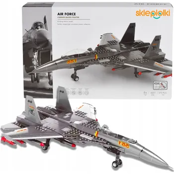 ostatní stavebnice STAVEBNÍ STAVEBNICE STÍHACÍ LETADLO PRO DĚTI VOJENSKÝ MODEL