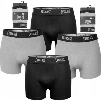 Pánské oblečení EVERLAST pánské bavlněné boxerky 4 ks vel. XXL mix barev