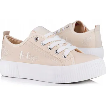 Dámské tenisky Dámské tenisky Lee Cooper béžové syntetické, velikost 40