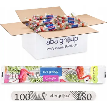 Pilník na nehty Jednoduchý 100/180 Standard Fólie Aba Group Plameňák 500 Ks