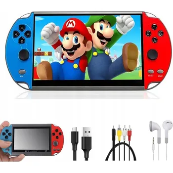 Herní konzole PŘENOSNÁ HERNÍ KONZOLE X7 2000 HER RETRO MINI 4.3"