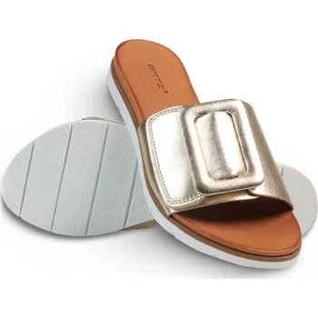 Dámská zimní obuv DÁNSKÉ PANTOFLE BATZ CARMEN GOLD ZLATÁ Barva: ZLATÁ, Velikost: 40