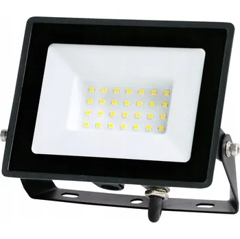 LED reflektor 30W neutrální bílá 4000K 1600lm MH RED černý kryt IP65