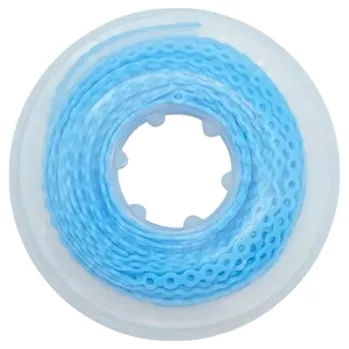 Dentální hygiena Dentální ortodontický řetízek 4,0 mm 4,57 m Dlouhý elastický typ pro rovnátka Gumová role zubařský materiál modrá
