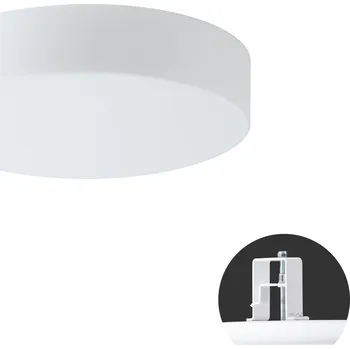 Koupelnové svítidlo OSMONT ELSA V2 stropní/nástěnné skleněné polovestavné svítidlo bílá IP44 3000 K 9W LED HF - OSMONT OS ELS59381