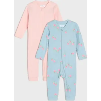 Sinsay - Sada 2&nbsp;kusů bavlněných overalů - světle modrá - 009HH-50X - 009HH-50X-74