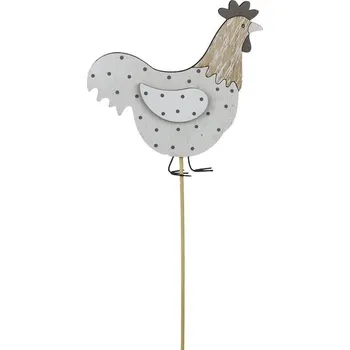 Velikonoční dekorace Zápich slepička D7754