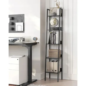 Knihovna Regál Songmics 33,8 cm x 170 cm x 30 cm černý