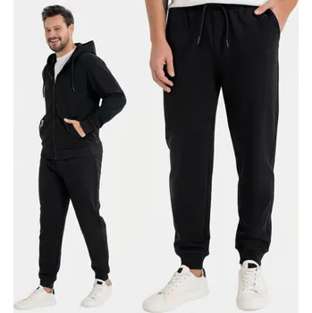 PÁNSKÉ TEPLÁKY MORAJ JOGGERY SPORTOVNÍ TEPLÁKY ČERNÉ M