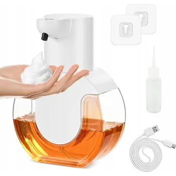 Dávkovač mýdla DÁVKOVAČ AUTOMATICKÝ DÁVKOVAČ MÝDLA PĚNOVÉHO S SENZOREM BEZDOTYKOVÝ 420ML VÝKONNÝ