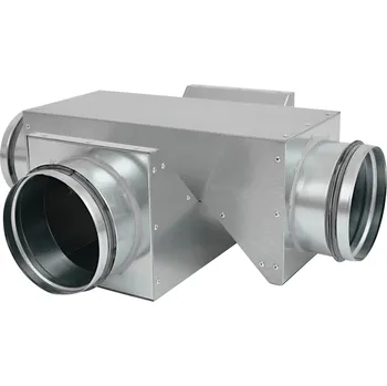 Vzduchotechnické potrubí Křížení kruhových potrubních tras 200 200