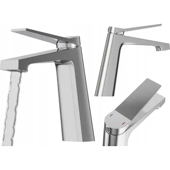 Vodovodní baterie Stojánková umyvadlová baterie Granitan SELVA stříbrná