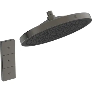 Ideal Standard Idealrain Solos - Hlavová sprcha, průměr 30 cm, 3 proudy, Magnetic Grey A7889A5