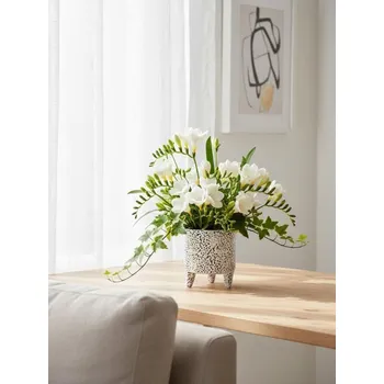 Květináč Sinsay - Květináč na nožičkách s tečkovaným vzorem - černá - 853GJ-99X - 853GJ-99X-ONE