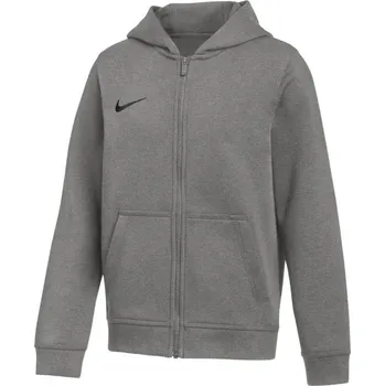 Dívčí tričko Dětská celorozepínací mikina s kapucí Nike Park 26 Fleece tmavě šedá IB1232 063 L