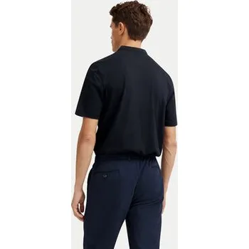 Pánské oblečení Bugatti Polokošile 8150-75021C Tmavomodrá Regular Fit 3XL