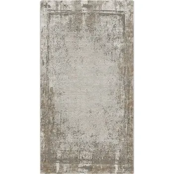 Koberec Breno Kusový koberec OPERA 5807B Grey, 80x150 cm, Vícebarevné/Béžová