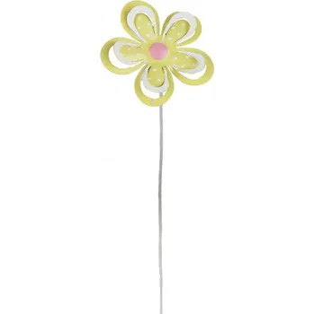 Velikonoční dekorace Zápich kytka K4824-02