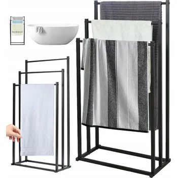 Věšák Tyč na kolíčky Bedee černá