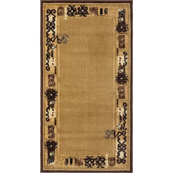 Koberec Breno Kusový koberec PRACTICA 40/BPD, 80x150 cm, Vícebarevné/Hnědá