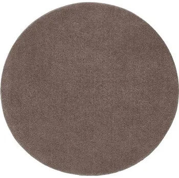 Koberec Breno Kusový koberec DOLCE VITA kruh 01/BBB, 80x80 cm, Hnědá