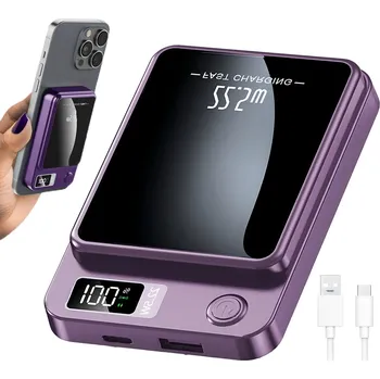 Powerbanka MAGNETICKÁ BEZDRÁTOVÁ POWERBANKA MINI 10000 mAh 22.5W USB-C