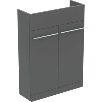 Nábytek Ideal Standard i.Life S - Umyvadlová skříňka, 60x21x83 cm, 2 dvířka, šedý matný křemen T5298NG