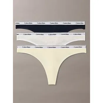 Dámské spodní prádlo Dámská tanga Calvin Klein 3pack QD5209/TC8