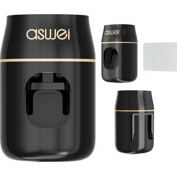 Dávkovač mýdla DÁVKOVAČ ZUBNÍ PASTY AUTOMATICKÝ ODŠŤAVŇOVAČ RUKOJEŤ ODŠŤAVŇOVAČ ČERNÝ