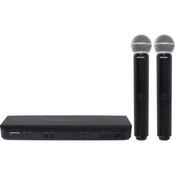 Mikrofon Shure BLX288E/SM58 H8E + prodloužená záruka 3 roky
