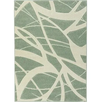 Koberec Breno Kusový koberec PORTLAND 57/RT4G, 67x120 cm, Zelená/Vícebarevné