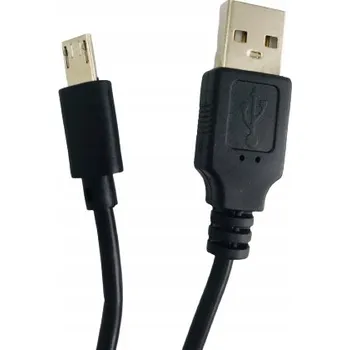 Datový kabel Kabel Braders USB - microUSB typ B, 0,8 m, černý