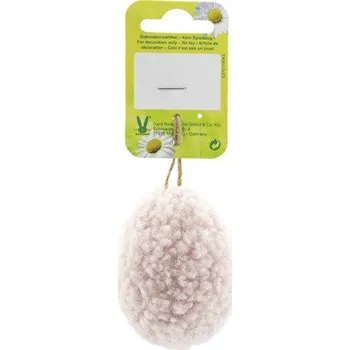 Velikonoční dekorace Velikonoční dekorace závěsná vajíčko plyšové 7 cm růžové