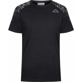 Pánské tričko Pánské triko Kappa LOGO DAZERO S Černá, Šedá, Bílá