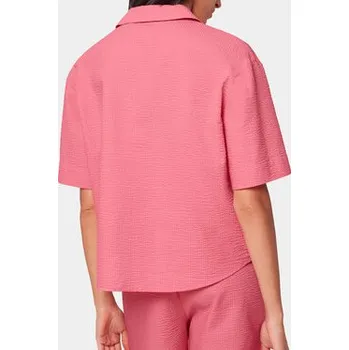 Dámské noční prádlo Triumph Pyžamový top Boyfriend MyWear 10218315 Růžová Relaxed Fit 44