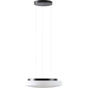 OSMONT EDNA LE5 závěsné skleněné svítidlo černá / bílá IP40 4000 K 27W LED DALI (původní kód OS 67954) - OSMONT OS EDN67954