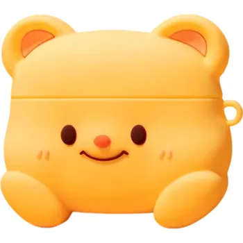 Příslušenství pro sluchátka Praktické silikonové pouzdro na sluchátka pro AirPods 3 Roztomilý medvídek design Ochranné měkké silikonové pouzdro