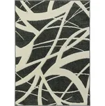 Breno Kusový koberec PORTLAND 57/RT4E, 133x190 cm, Černá/Vícebarevné