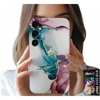 Pouzdro na mobilní telefon POUZDRO pro SAMSUNG GALAXY S24 FE - Elegantní mramorový design, módní dámské pouzdro