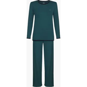 Dámské pyžamo DÁMSKÉ PYŽAMO - FRESH: Zelená Smaragdová M